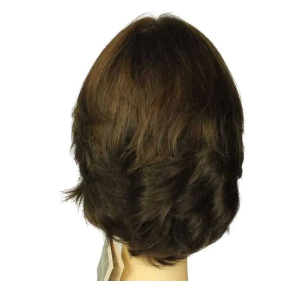 Freeda Wigs Medium Brown Olivia 2000 With Highlights Multi-Directional Skin Top